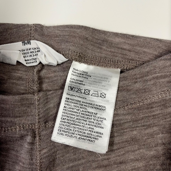 Bundle of 3 H&M Merino Wool Thermals Size 4T GUC - Picture 6 of 6